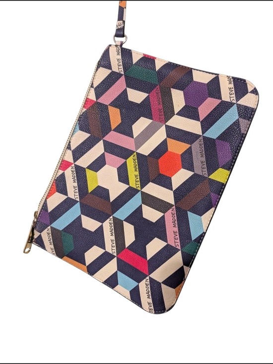 Steve Madden Handbags - Steve Madden Multicolor Geometric Pouch